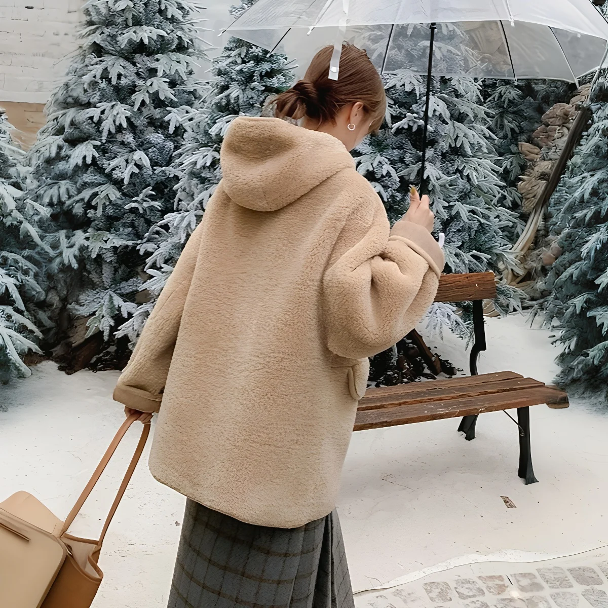 i couleur à capuche fourrure d'agneau Jaet femmes hiver nouveau coréen Sle petite taille en cuir fourrure intercé moelleux coton manteau