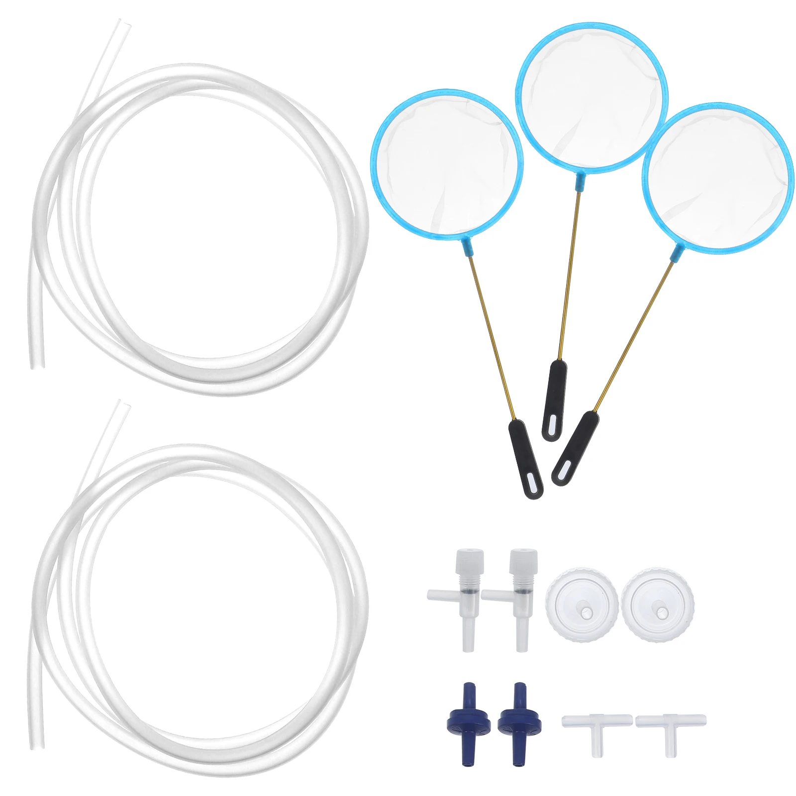 

DIY Fishing Net Set Plastic Shrimp Hatchery Tools Ultra Long Air Pipe Portable Tank Egg Laying Accessories Child Friendly Easy