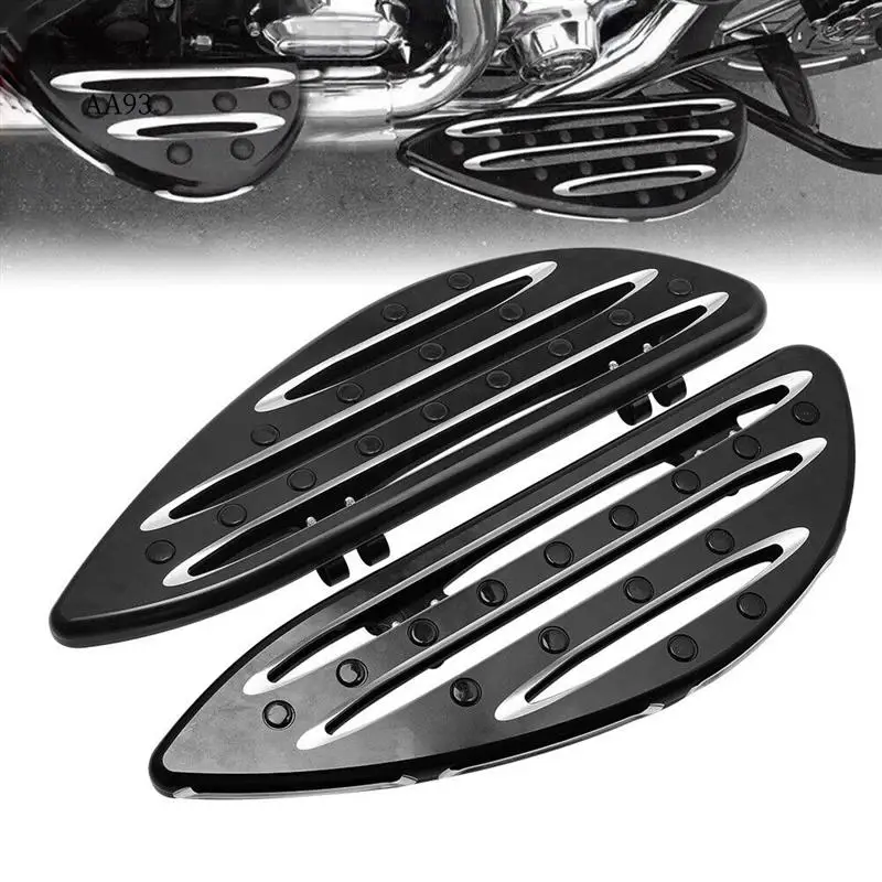 

AA-Driver Stretched Floorboards Foot Boards For Touring Softail Dyna Fatboy Replacement Accessories