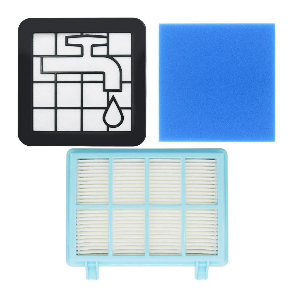 Filtro HEPA FC8010 para aspiradora Philips PowerPro Compact FC9332/09 FC9331/09, PowerPro Active sin bolsa FC9555/09 FC9557/09