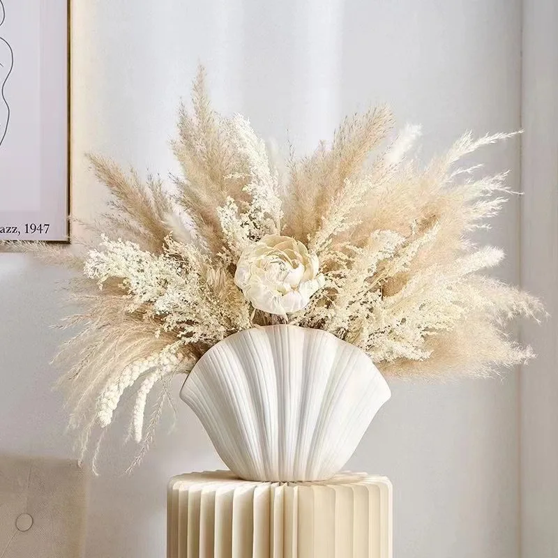 

Modern Minimalist Creative Vase, Living Room Table Flower Arrangement, High-End TV Cabinet Entryway Decor Ornament