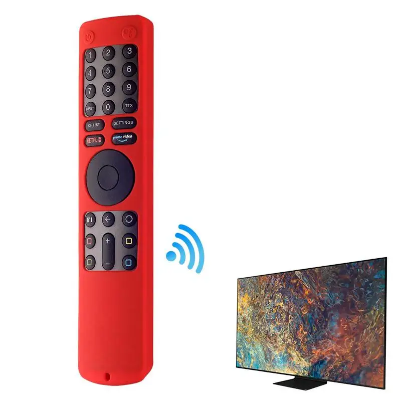 For MiTV 4S Smart TV L55M5-5ASP L65M5-5ASP Wireless Remote Control Protective Case Dustproof Shockproof Cover With Lanyard