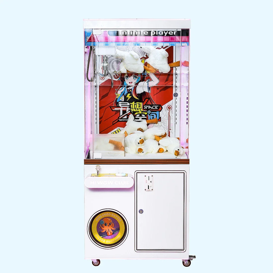 Hot Sale Coin Operated Games Toy Candy Snack Mini Claw Crane Machine for Amusement