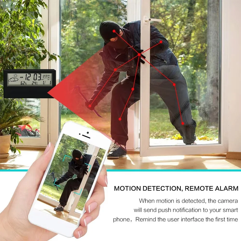 HD 4K New Mini WiFi Camera, Supporting Remote Viewing, Motion Detection, Loop Storage, Nanny Style Wireless WiFi Camera view 4