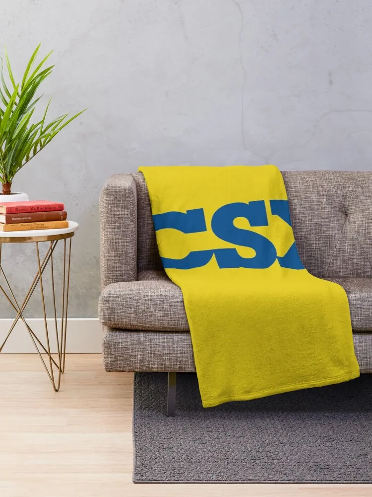 Одеяло с логотипом CSX Train