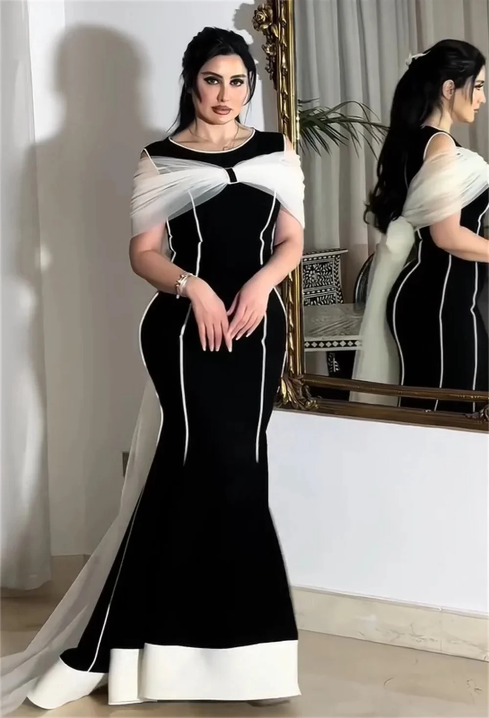 Robe de soirée longue sur mesure pour femmes noires, robes de soirée Pastrol, Jersey unisexe rétro dubaï, arabe saoudien, bal personnalisé