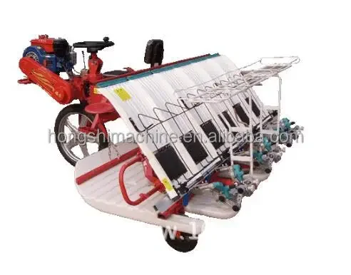 Walking behind Hand Push Paddy 4 rows 6 rows Rice Planting Seeder Seedling Planter Sowing Machine Paddy Rice Transplanter