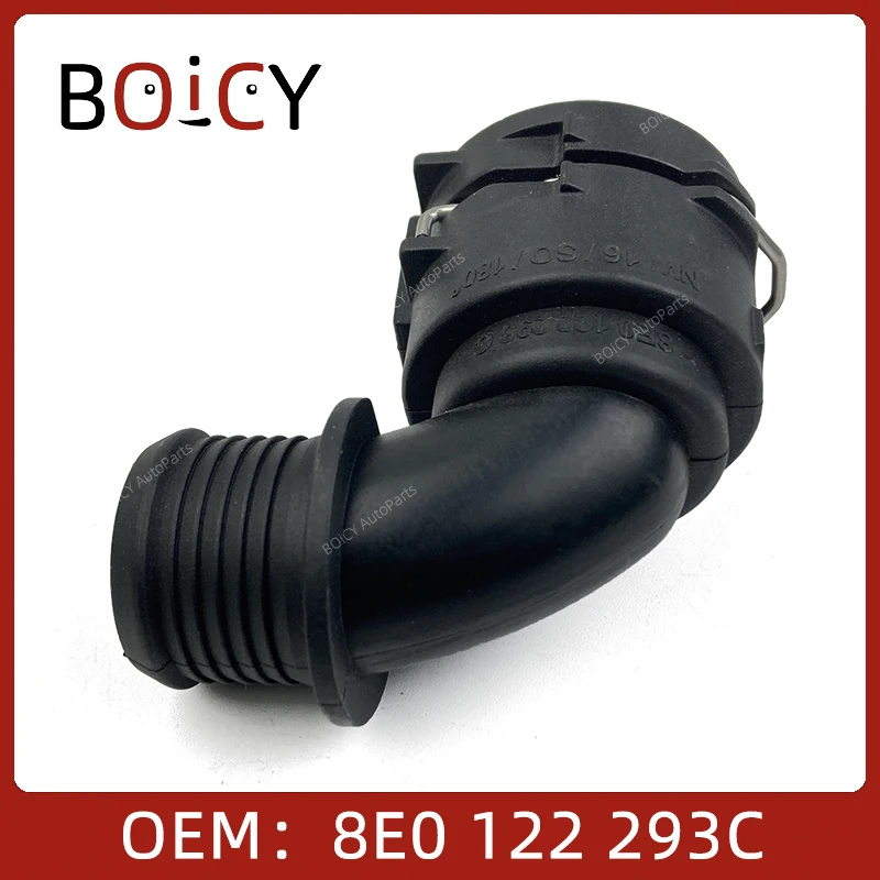 

BOICY Coolant Flange Pipe Connector NW16 Fit for 2.0 Audi A4/S4 Avant/quattro A5/S5 Coupe/Sportback 8E0122293C 8E0 122 293C