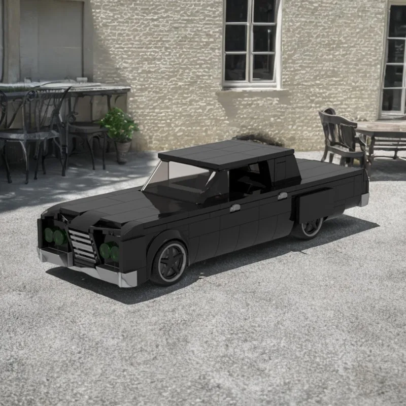 

396PCS Moc Speed Champion Black Beauty (Green Hornet) 8w Movie Car Custom Building Blocks Creative Toy Children Birthday Gift