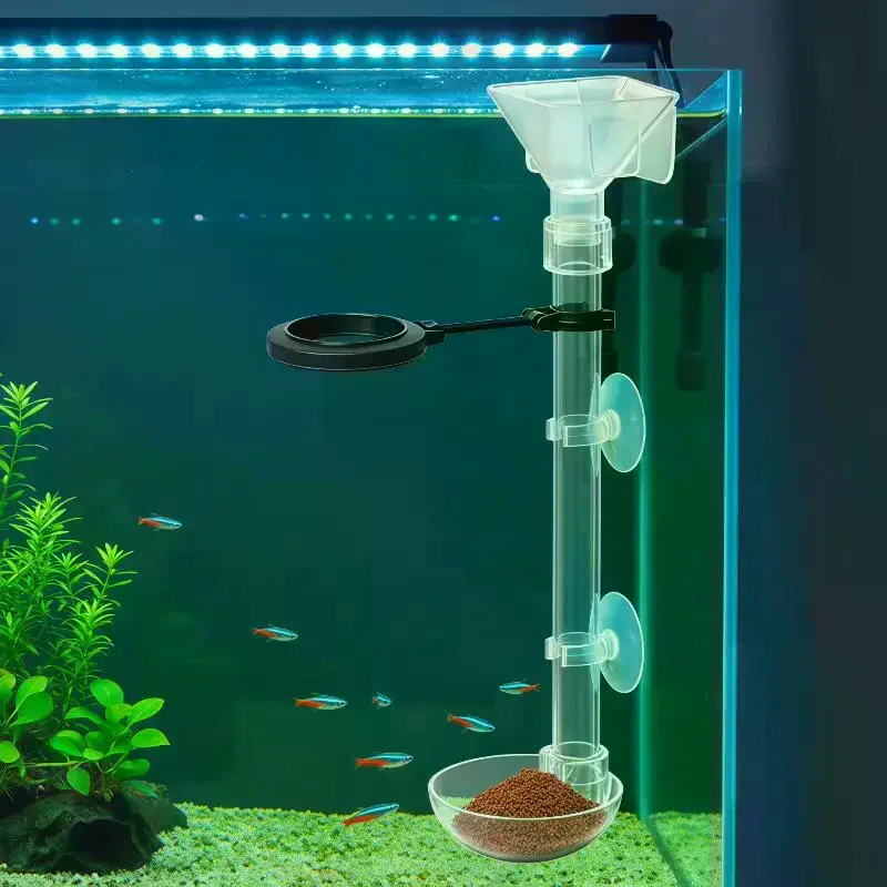 Telescopic Fish Tank Feeding T - огляд і ціна Aquarium Plant Nutrients