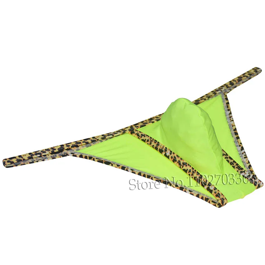 JAXFSTK 2 Pack Bikini Briefs Men's Underwear Pouch Open Sides Male G-String Hipster Stretchy Low Rise Silky Lingerie for Man