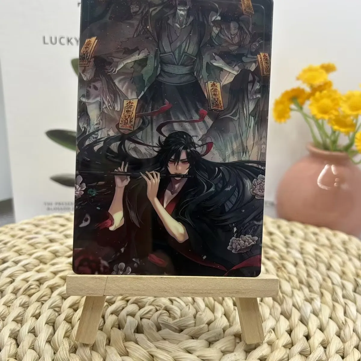 مجموعة هدايا من الألواح الدائمة من الأكريليك تتميز بسلسلة الرسوم المتحركة "موداو زوشي" وواي ووشيان" مع جونغ الرمل المتدفق