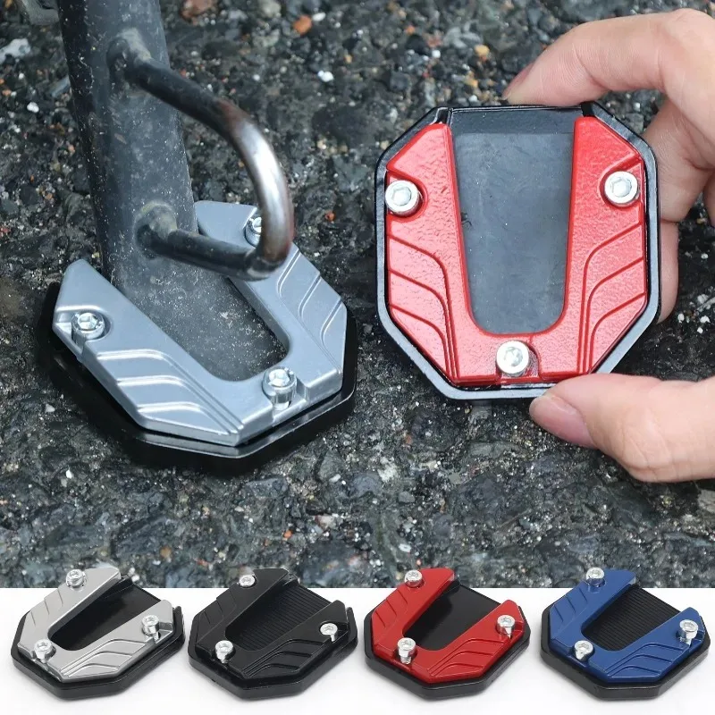 دراجة نارية وقوف السيارات مسنده موسع القدم الجانب حامل وسادة دعم لوحة دراجة نارية الملحقات #6