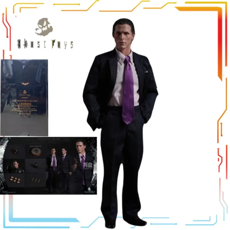 

GHOST TOYS создает готовую подвижную куклу в масштабе 1/6 с изображением Бэтмена из Готэм-Сити, персонажа Брюса Уэйна, в качестве праздничных подарков для друзей.