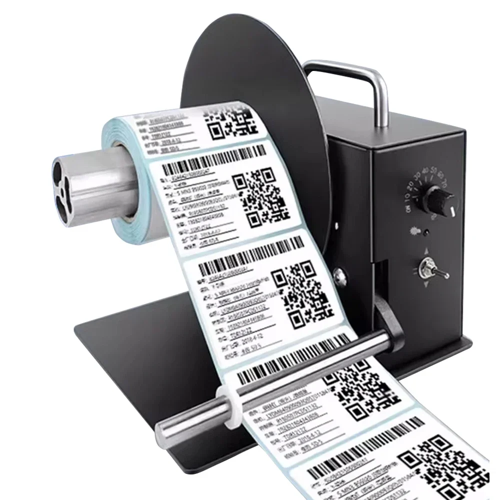 

Automatic Label Rewinder Two-Way Rewinding Machine 100mm self-adhesive Barcode Label Paper Clothing Wash Mark Barcode Sticker