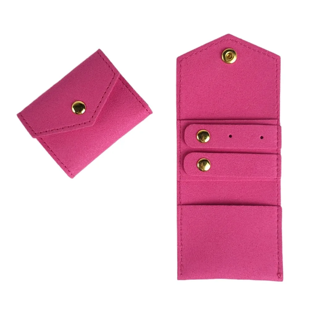 

Новая складная сумка-органайзер для украшений из микрофибры, мини-футляр для ювелирных изделий, чехол для украшений для вечеринок, путешествий и командировок