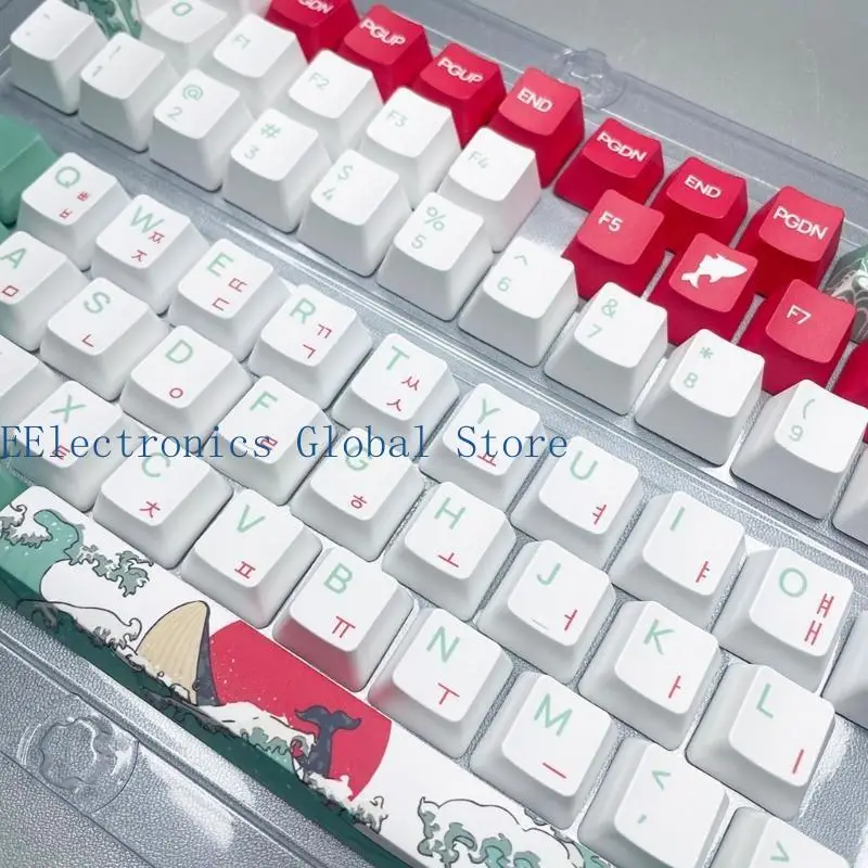 أغطية مفاتيح PBT عالية الجودة 462B أغطية مفاتيح كورية لكتابة لمسات مريحة أغطية مفاتيح ميكانيكية للوحة المفاتيح أغطية مفاتيح #2