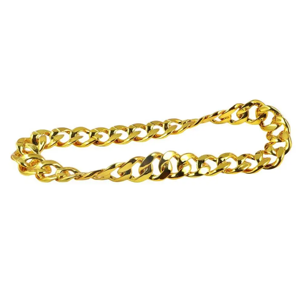 Niche Design Performance Props Hip-pop Plastic Sweater Chain Men Exaggerated Necklace Punk Thick Chain Necklace Fashion Jewelry