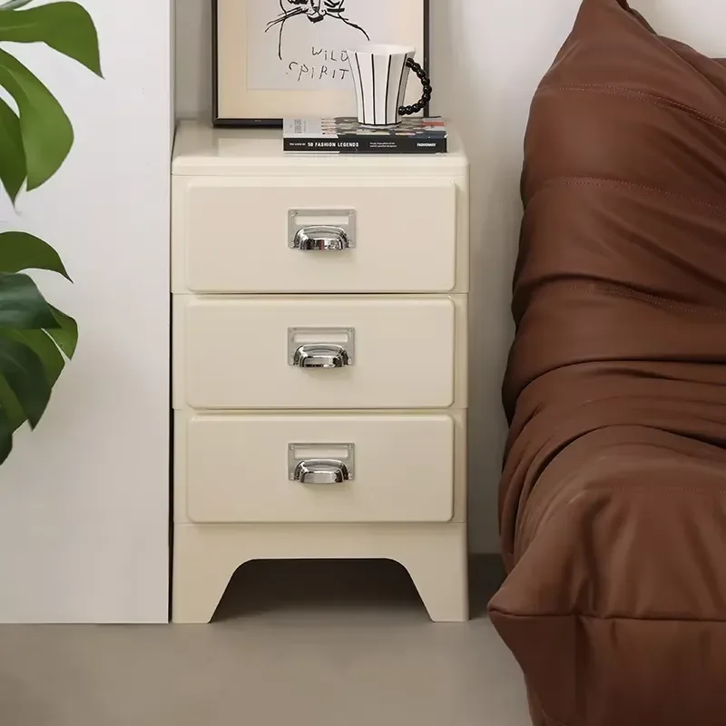 Home Storage Bedside Table Nightstand Household Drawer Creative Storage Plastic Cabinet Multi-layer Storage Rack Bedside