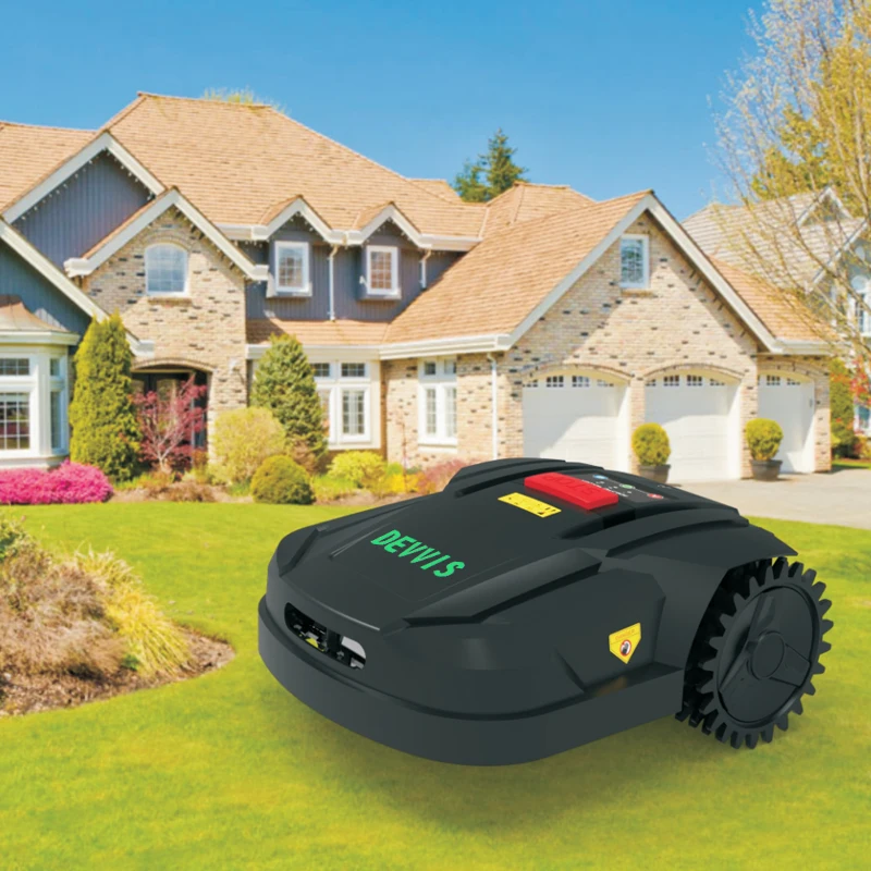 Flash Sale Big Discount DEVVIS Grass Robot Mower H750T 800m2 Working Capacity With 5.2AH Lithium Battery,WIFI App,Schedule,Auto