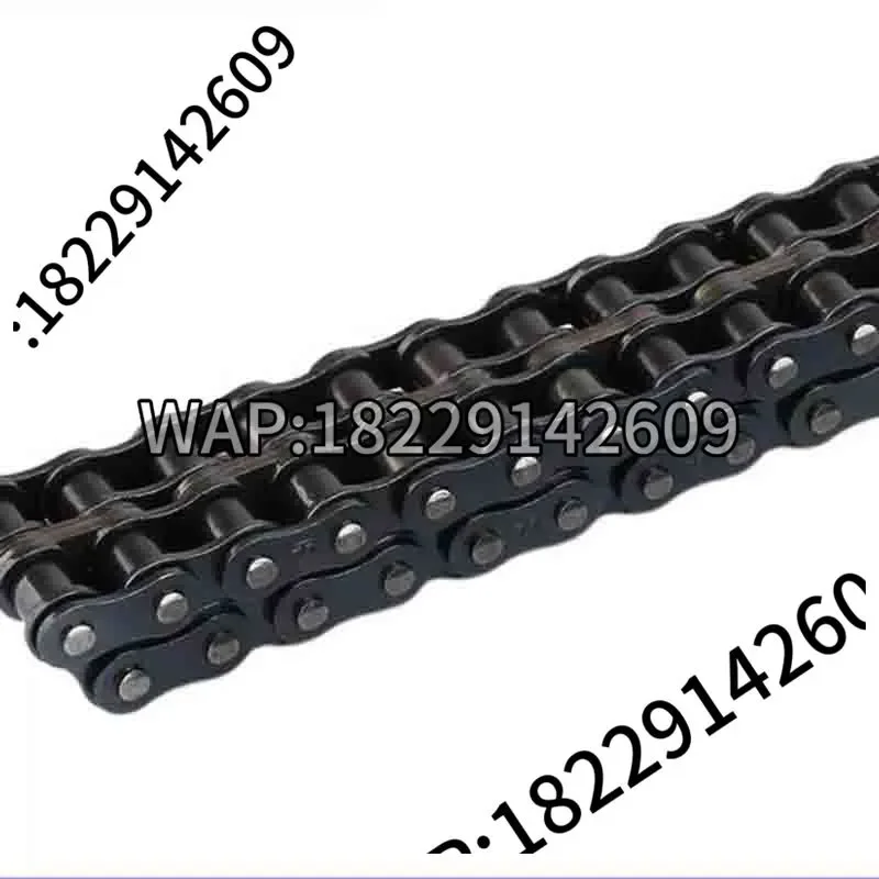 1 pièce, chaîne à rouleaux industrielle à double rangée de 1,5 mètre 04C-2 05B-2 pour systèmes d'entraînement