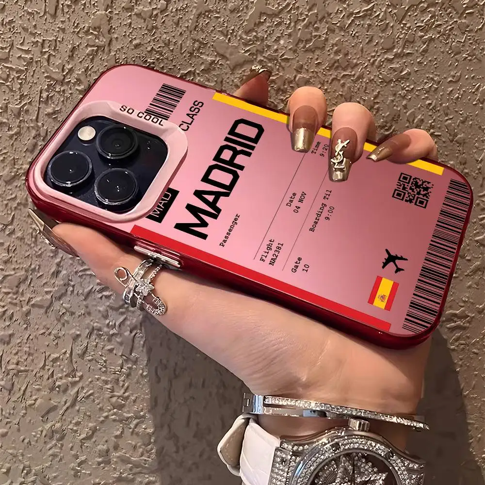 حافظة لهاتف آيفون 16 15 14 13 12 11 Plus Pro Max متعددة الألوان من أورورا ليزر مقاومة للصدمات #6