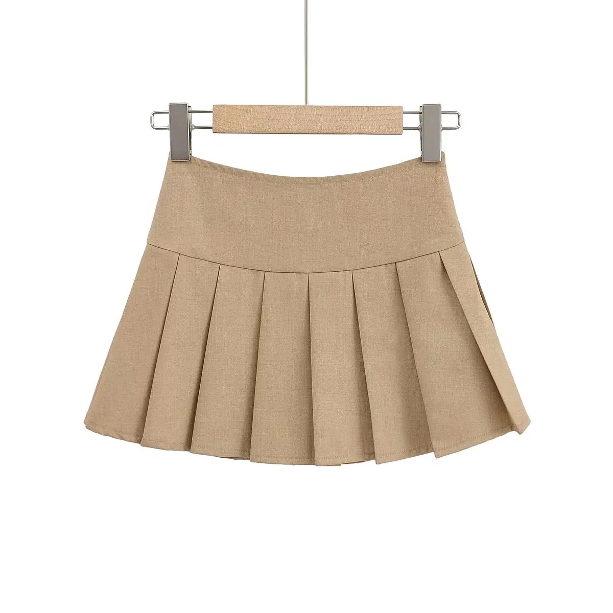 2024 Summer High Waisted Skirts Womens Sexy Mini Skirts with Shorts Vintage Pleated Skirt White Korean Tennis Skirts Black Khaki