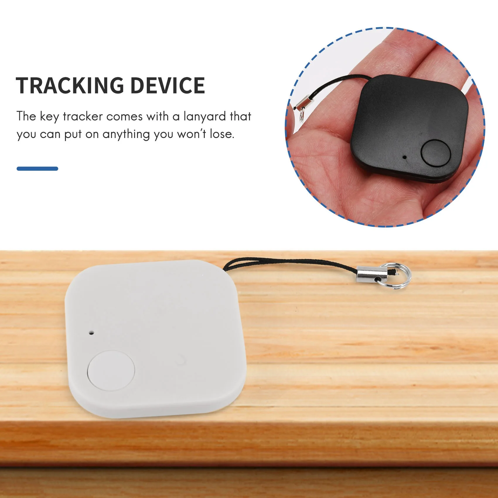 Новый комплект из 2 предметов для поиска ключей, ультратонкий Bluetooth Smart Lost Item Tracker со сменной батареей для багажа, кошельков