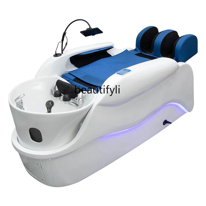 

Automatic Intelligent Massage Shampoo Bed Barber Shop Electric Head Treatment Shampoo Bed Water Circulation Fumigation