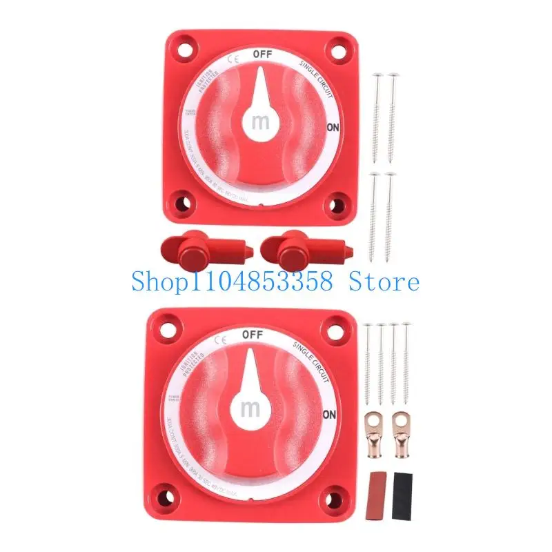 

652F Battery Disconnect Switches 12-48V High Current Continuous Battery Switches Battery Cut Isolator Switches for Boat