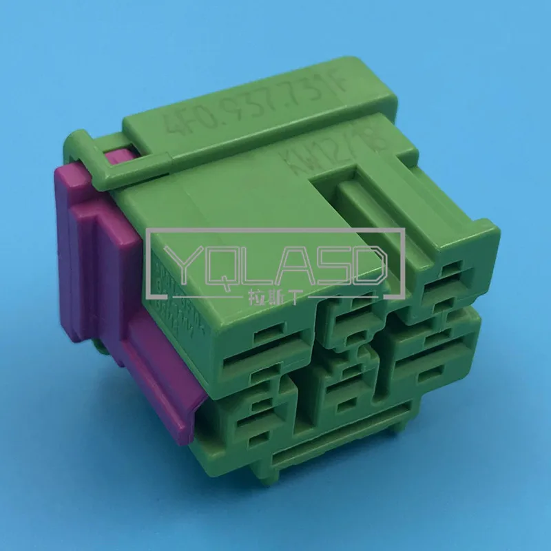 1 Set 6 Way 4F0 937 731 Car Composite Plug AC Assembly 4F0 937 731F Auto Harness Connector 4F0937731 For Audi