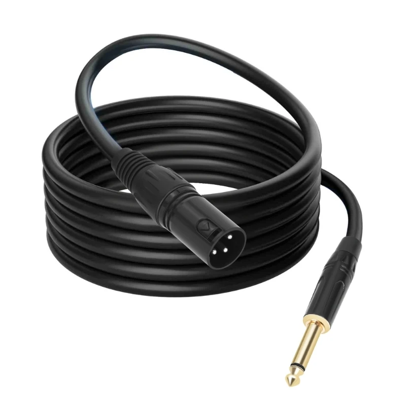 1/4Inch 6.35mm to XLR Male Cable For Professional Recording Extension Line Balanced XLR Mixer Speaker Amplifier Live Microphone