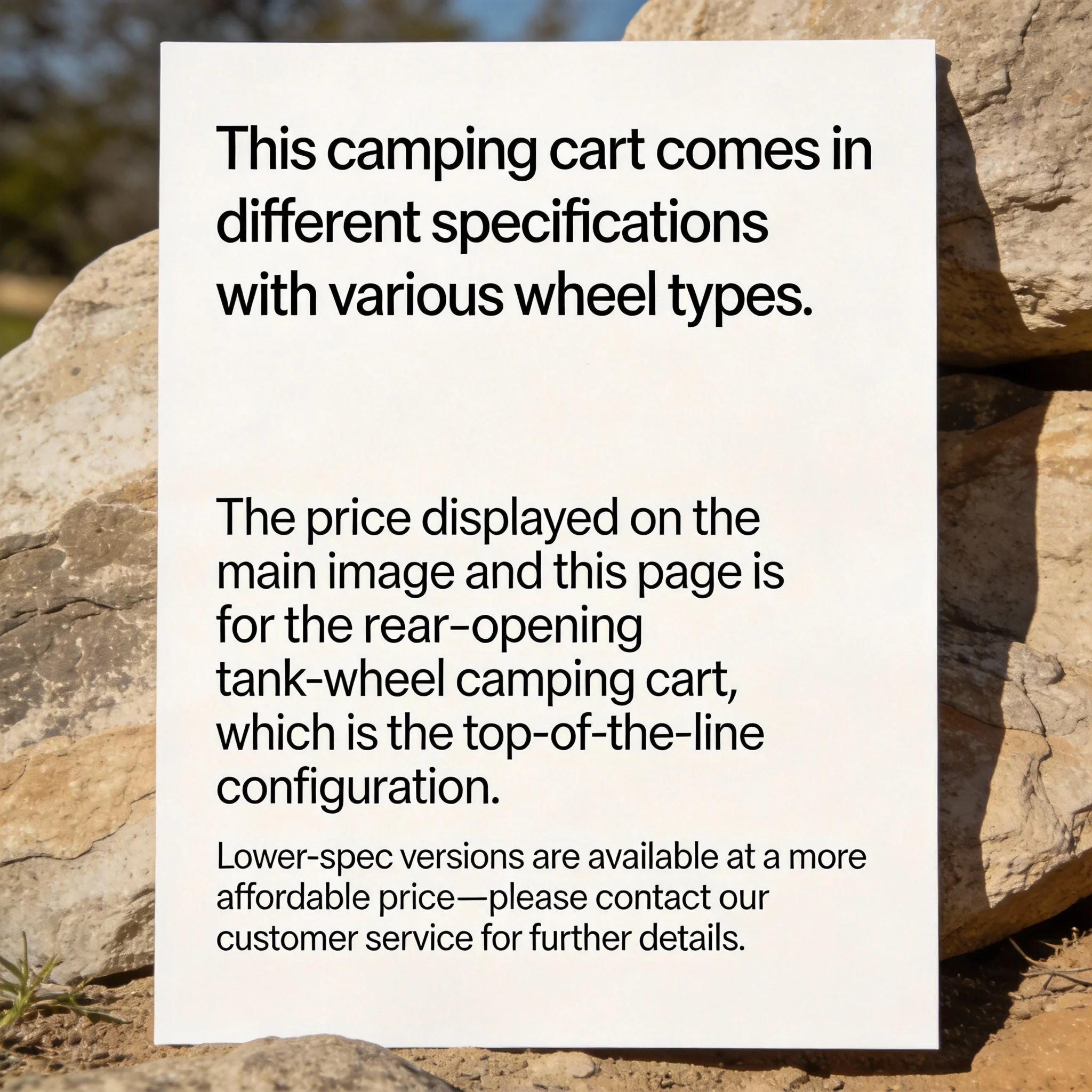 Naleaf Camper Van 001 Heavy Duty Large Capacity Foldable Beach Shopping Utility Cart Collapsible 4-Wheel PVC Wheels OEM - view 2