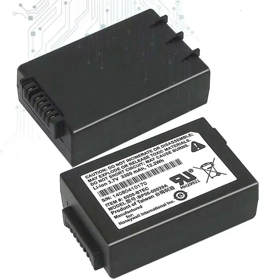 

Замена аккумулятора премиум-класса для Honeywell Dolphin 6100 6110 BP06-00028A, легкий вес 2200 мАч