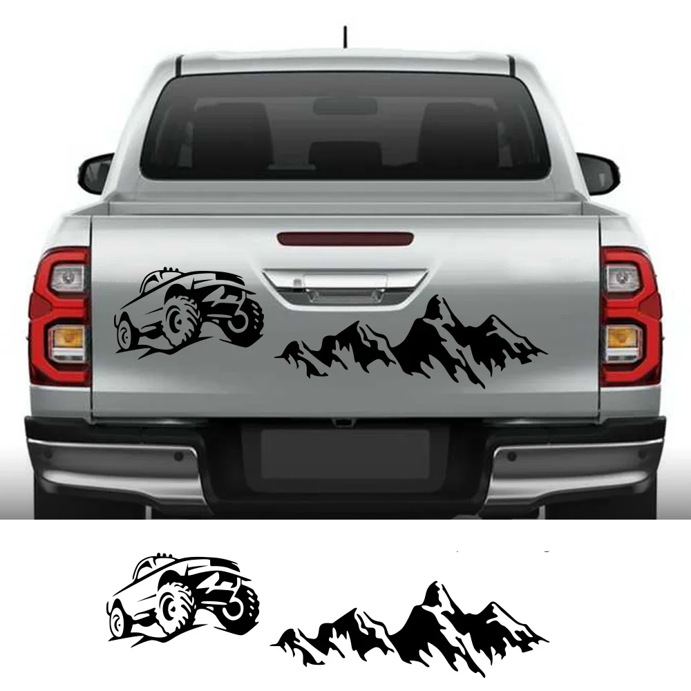 

Rugged Pickup Tailgate Sticker – Waterproof Decal, Tough Off-Road Style for Adventure Lovers Fits F150/Ranger, Hilux,Dmax