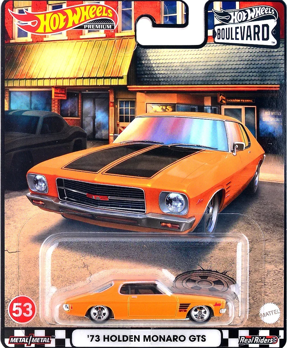 Hot Wheels-Metal Diecast Veículos para Menino, Premium Boulevard Carro, Corvette, Toyota, Holden, Monaro, GTS Coleção Brinquedos, Original, 1:64