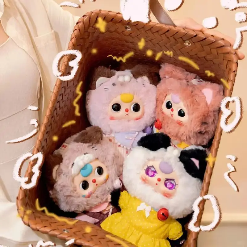 

Baby Three Kitten Wardrobe Series Plush Blind Box Cute Dolls Pendant Mystery Box Trendy Play Doll Girl Birthday Gifts In Stock