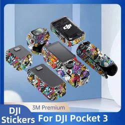 For DJI Osmo Pocket 3 Decal Skin Creator Combo Sticker Vinyl Wrap Anti-Scratch Protective Film Coat Pocket3