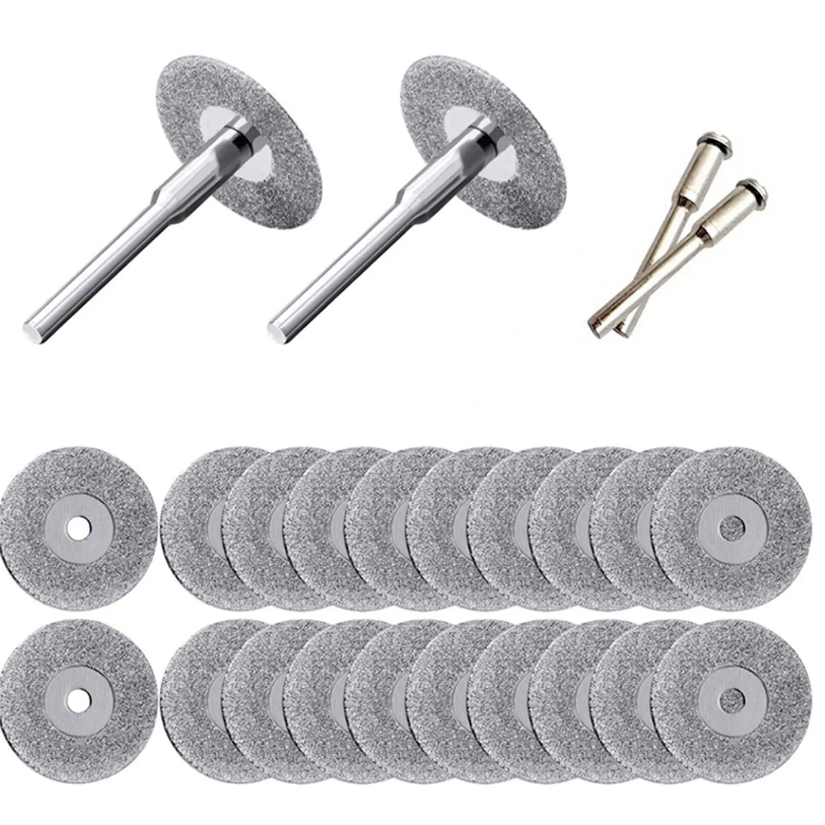 20 Pieces 22 mm Diamond Cutting Wheel Cut Off Discs & 1x Quality Hand Shower and Bidet Flow Control Valve