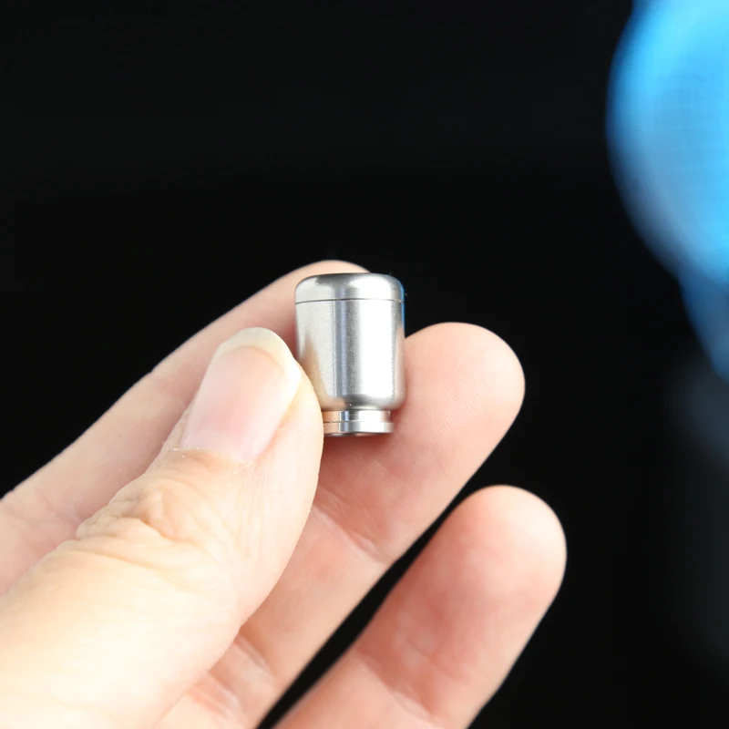 Stainless Steel Bottle Pendant With Paracord Rope Decompression Toys Edc Accessory Stress Reliever Toys For Adult Gift