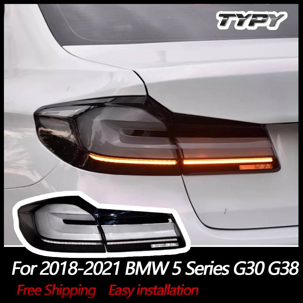 TYPY Car Tail Lights For BMW 5 Series G30 G38 2018-2021 525li 530li LED Car Tail Lamps Daytime Running Lights Car Accessories