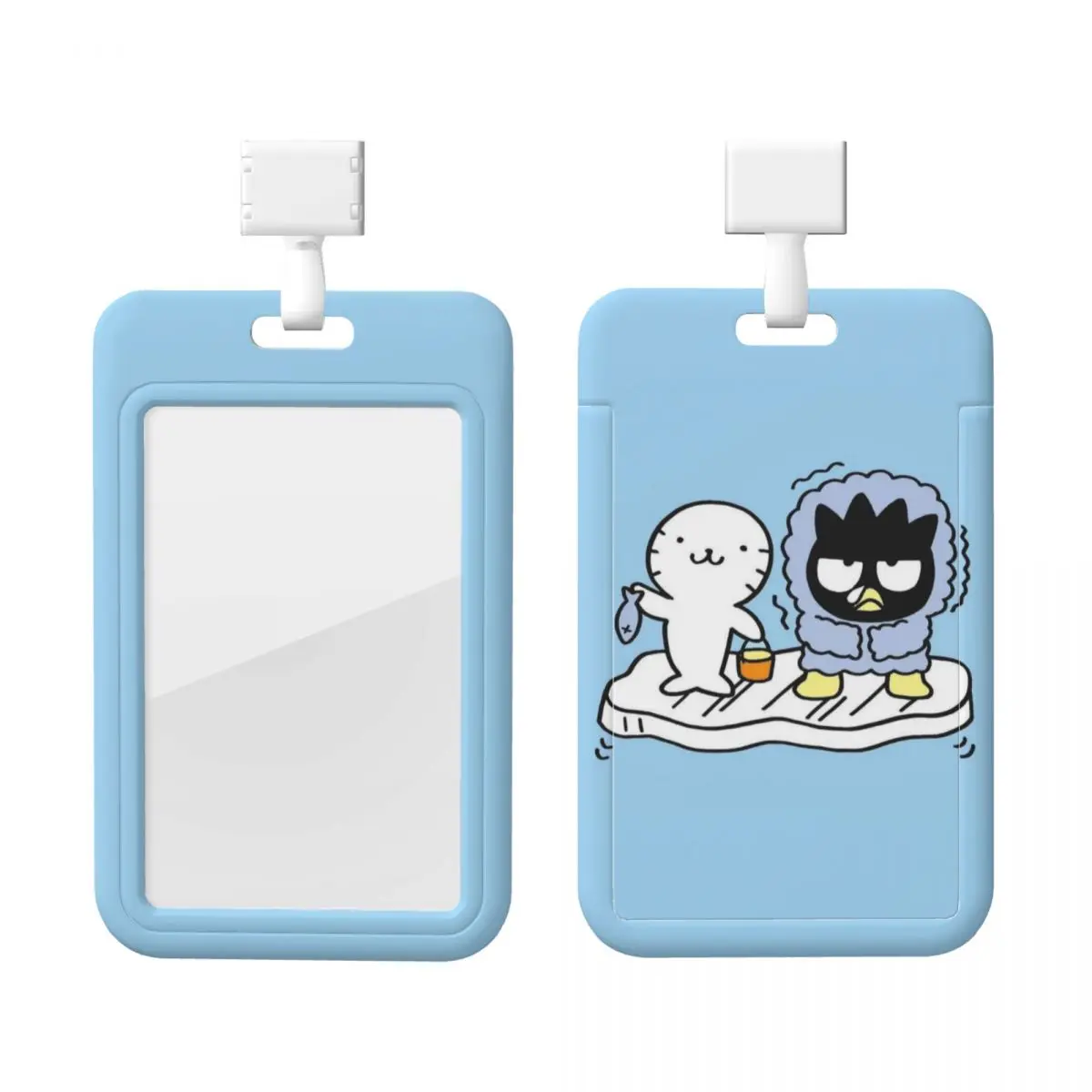 

Custom BADBADTZ-MARU Anime Credit Card Holders Neck Strap Lanyard ID Badge Card Holder For Hospitals Nurse Card Holder