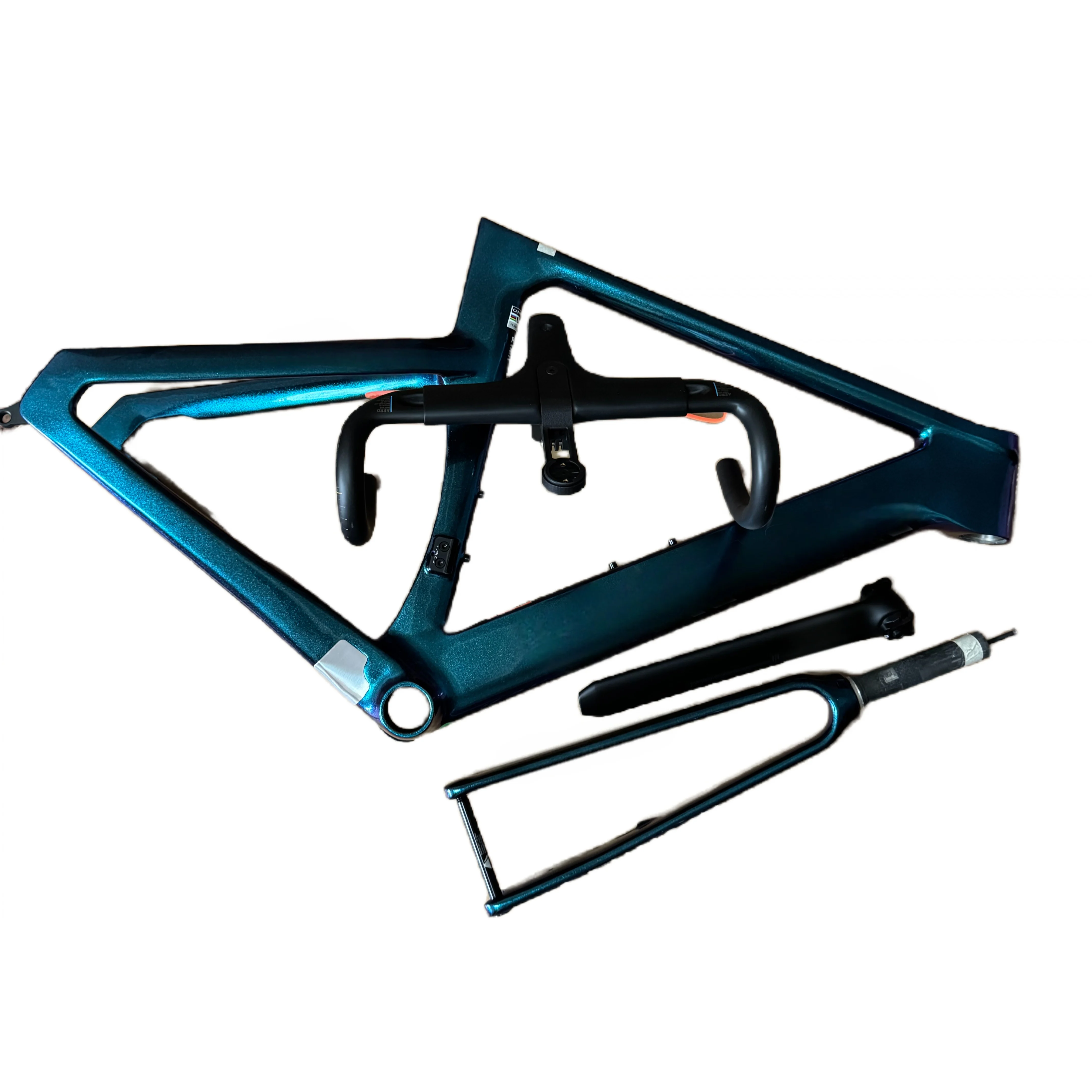 

Fully Hidden Carbon Fiber Road Bike Frame Ultra-Light Version 700C Thru-Axle Disc Brake