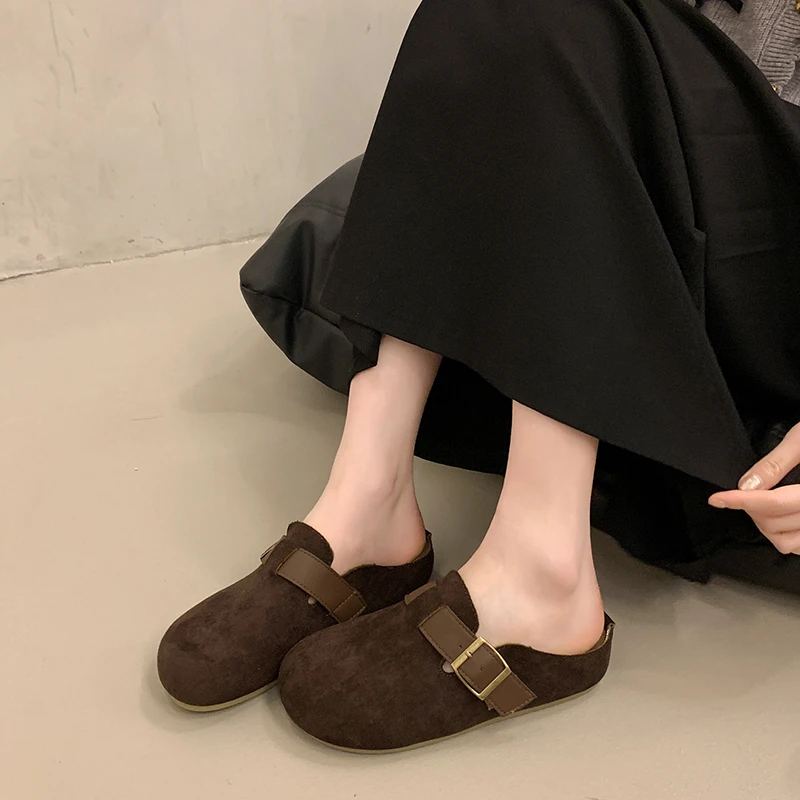 Damen-Clogs mit runder Zehenpa – Slip On Mule Flat Bewertung und Preis