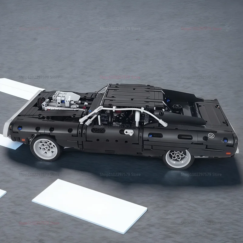 1077PCS NEW Technical Racing Car Building Blocks Set DIY Bricks Model Kit Kids Adults Christmas Gift Creative Toy for Collectors