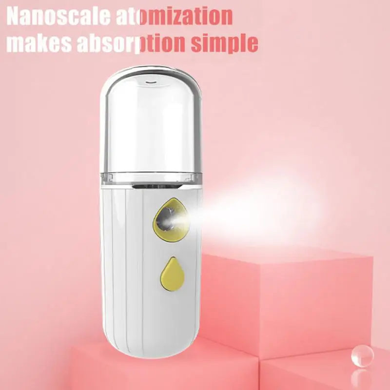 Umidificatore d'aria 30ml Mini Nano Mist Sprayer vaporizzatore facciale USB ricaricabile viso idratante nebulizzatore strumenti per la cura della pelle di bellezza