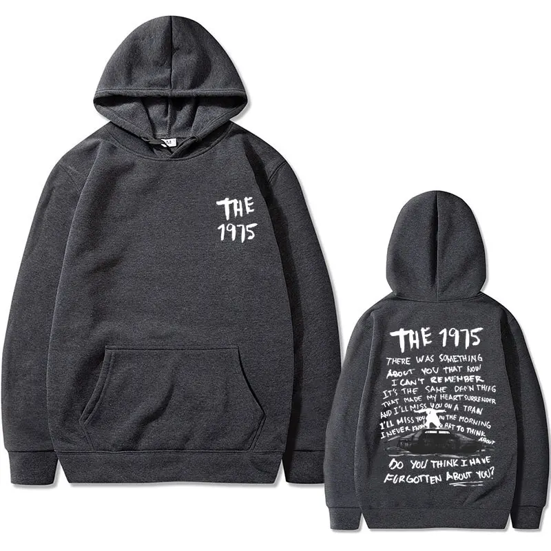 The 1975 about You Graphic Print Hoodies Being Funny in A Foreign