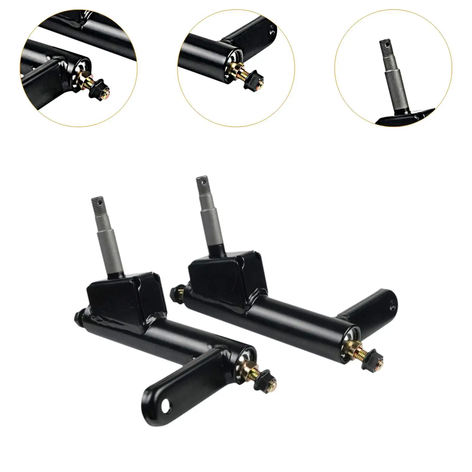 

Spindle Steering Knuckle 4 Wheeler Parts Metal Directly Replace for Ck196-t KT194 High Performance Wear Resistant