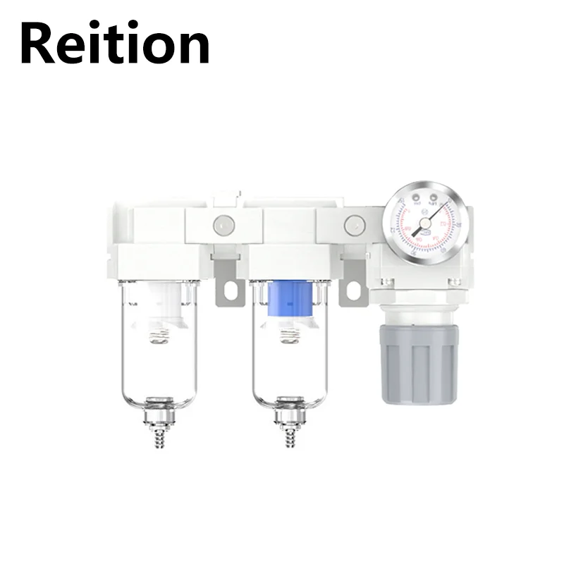 

Reition CFFW 1/4 Pneumatic Double Filtering 3 In 1 Air Filter Pressure Regulator FRL Combination With The Auto Drain Unit