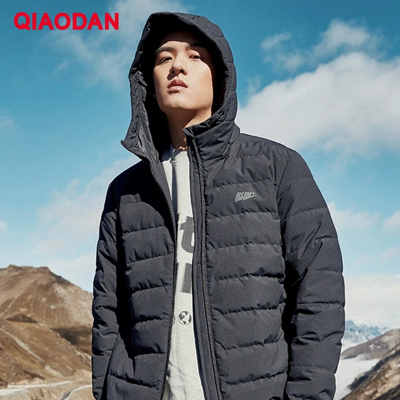 QIAODAN – doudoune de Sport pour homme, manteau épais, résistant au vent, chaud, léger, décontracté, à la mode, nouvelle collection hiver 2023